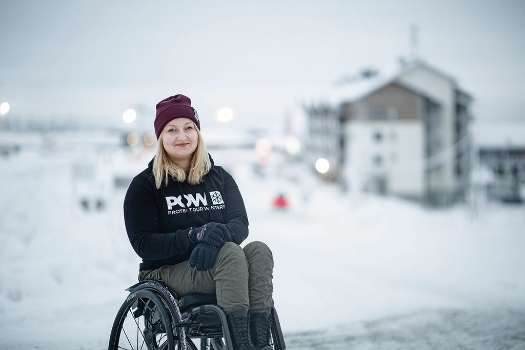 Urheilija Sini Pyy tekee täysillä asioita, joita hän rakastaa. Yksi näistä on työ lumisten talvien pelastamiseksi.